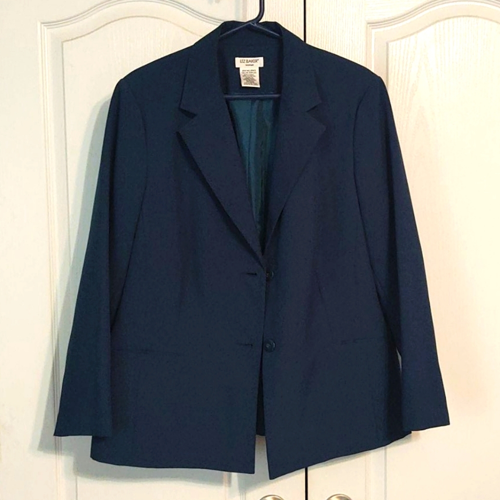 Dark teal Blazer never worn 18W